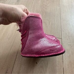 Ugg Glitter Boo winter pink boots baby Small